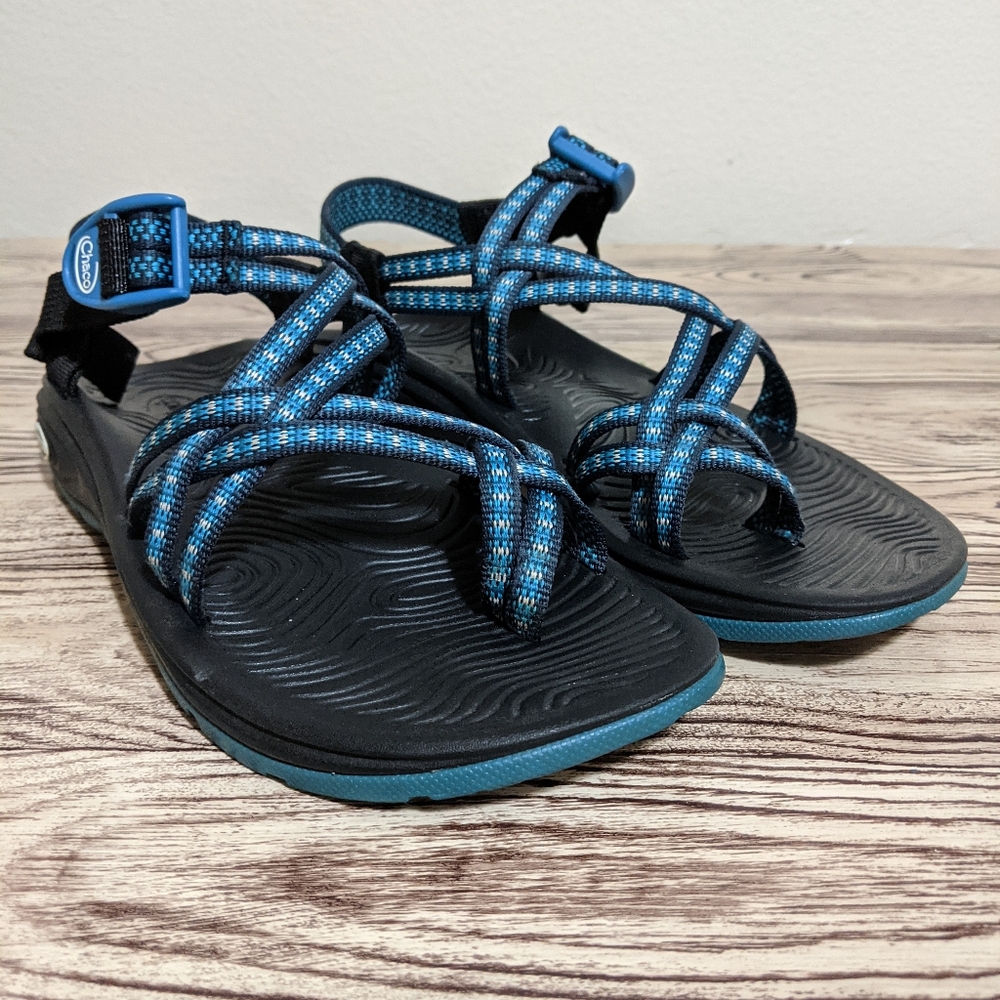 Blue Chaco sandals